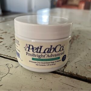 PetLab Co. ProBright - Cleaner Teeth Fresh Breath 30 Scoops Small Dogs NEW 1.59g